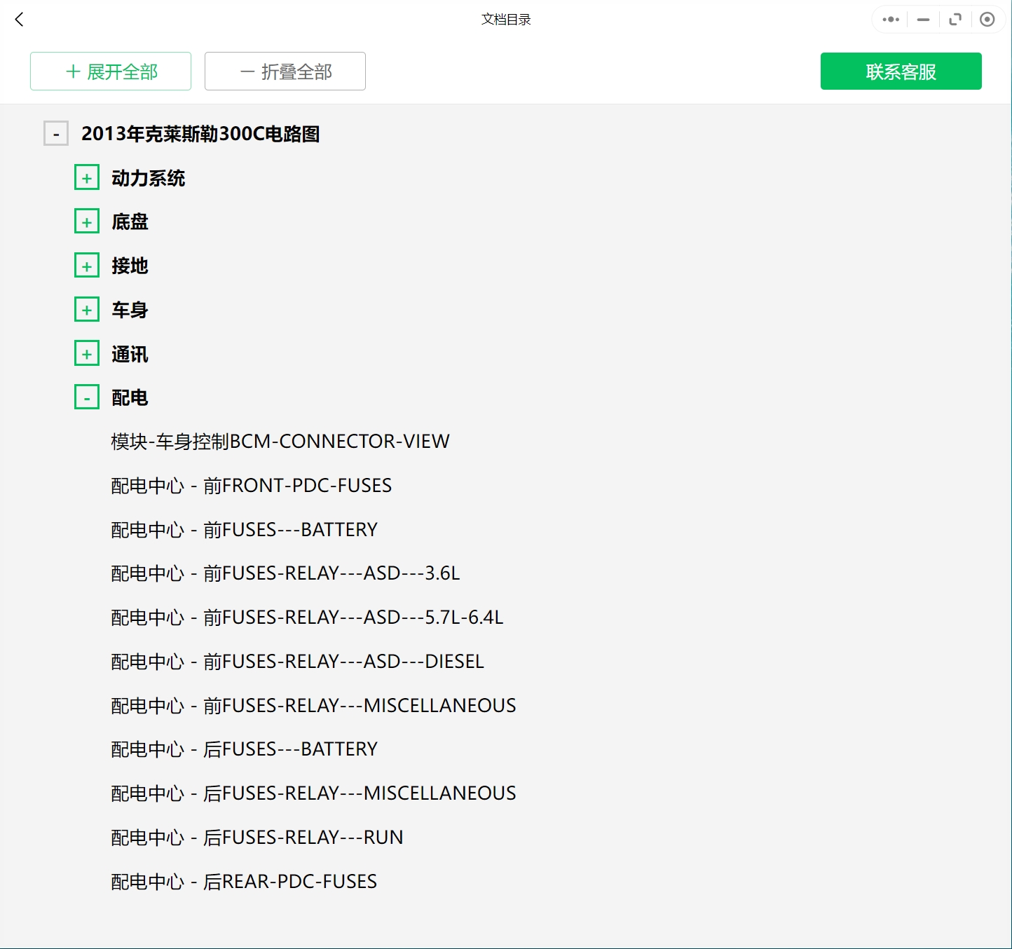 2003-2019年克萊斯勒汽車(chē)維修手冊(cè)和電路圖線路接線圖資料更新汽修幫手資料庫(kù)